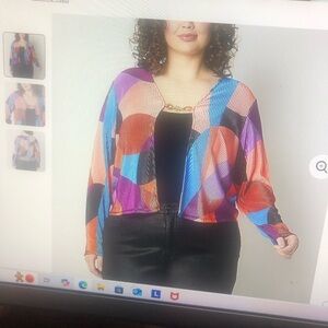 Women plus size cardigan